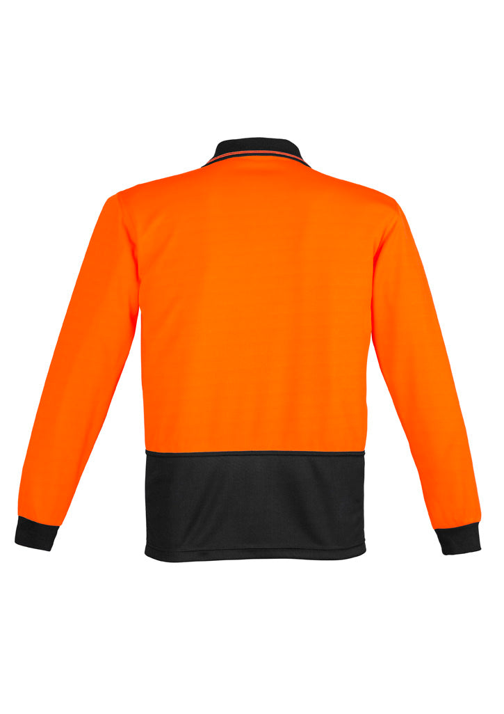 Unisex Hi-Vis Basic Long Sleeve Polo - SYZMIK