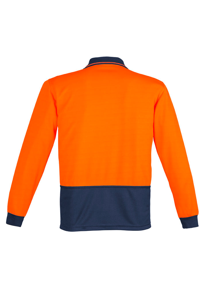 Unisex Hi-Vis Basic Long Sleeve Polo - SYZMIK