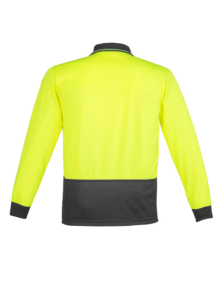 Unisex Hi-Vis Basic Long Sleeve Polo - SYZMIK