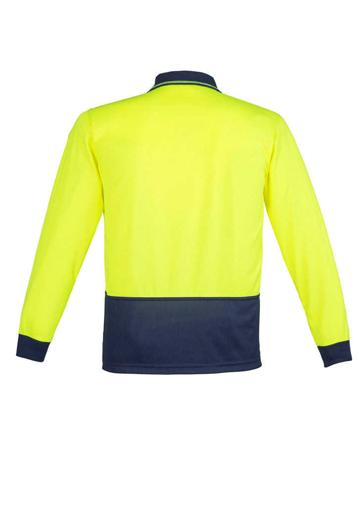 Unisex Hi-Vis Basic Long Sleeve Polo - SYZMIK
