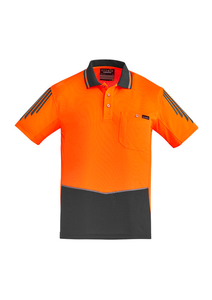 Men's Hi-Vis Flux Polo - SYZMIK