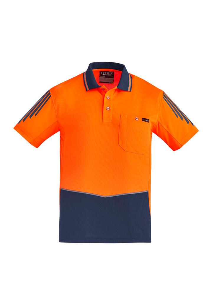 Men's Hi-Vis Flux Polo - SYZMIK