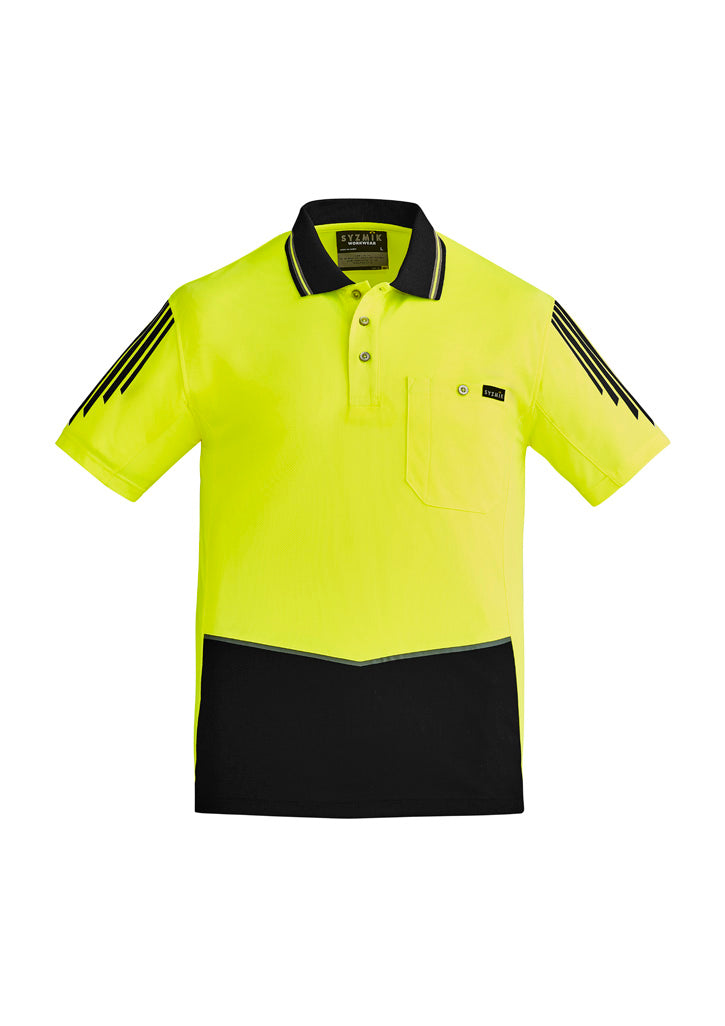 Men's Hi-Vis Flux Polo - SYZMIK
