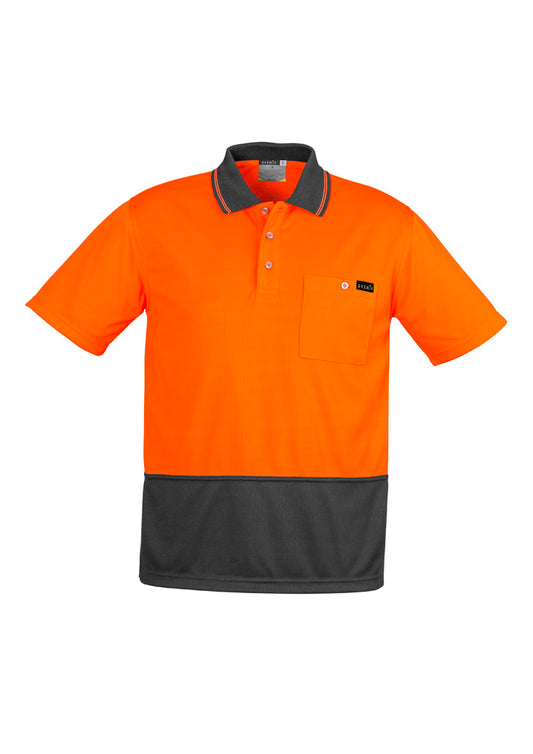 Men's Hi-Vis Comfort Back Polo - SYZMIK