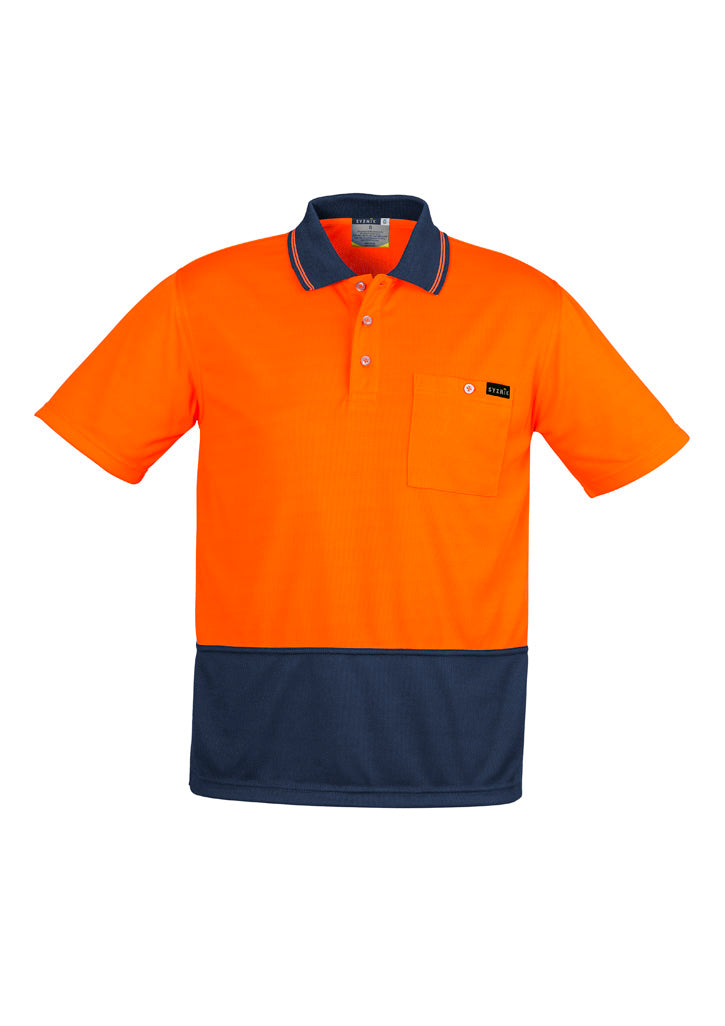 Men's Hi-Vis Comfort Back Polo - SYZMIK