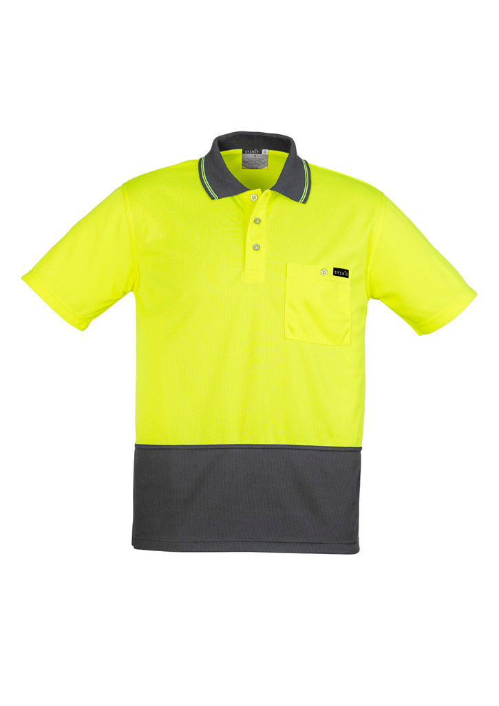 Men's Hi-Vis Comfort Back Polo - SYZMIK