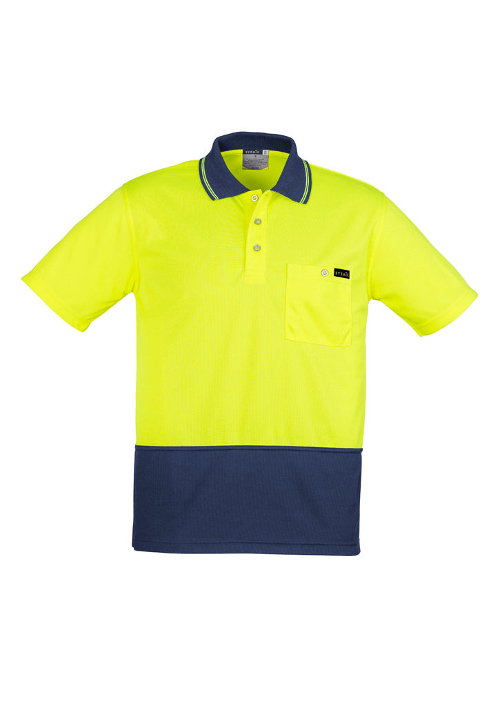 Men's Hi-Vis Comfort Back Polo - SYZMIK