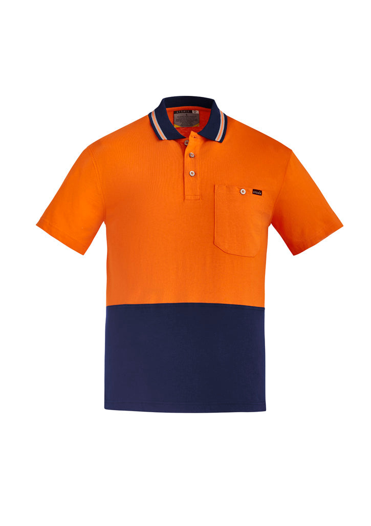 Men's Hi-Vis Cotton Polo - SYZMIK