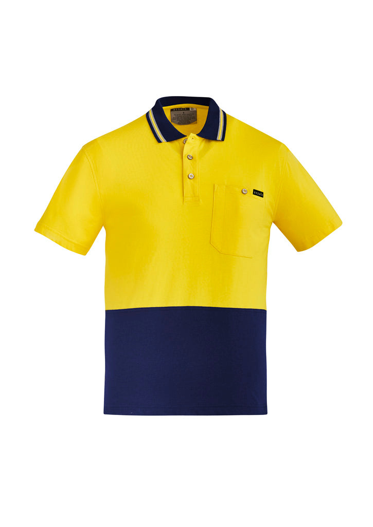Men's Hi-Vis Cotton Polo - SYZMIK