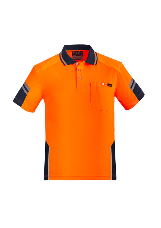 Men's Reinforced Hi-Vis Squad Polo - SYZMIK