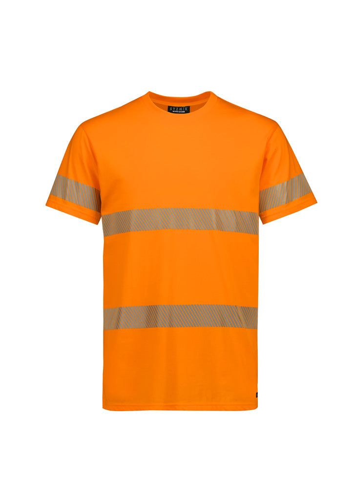 Hi Vis Segmented Tape Cotton Tee - SYZMIK