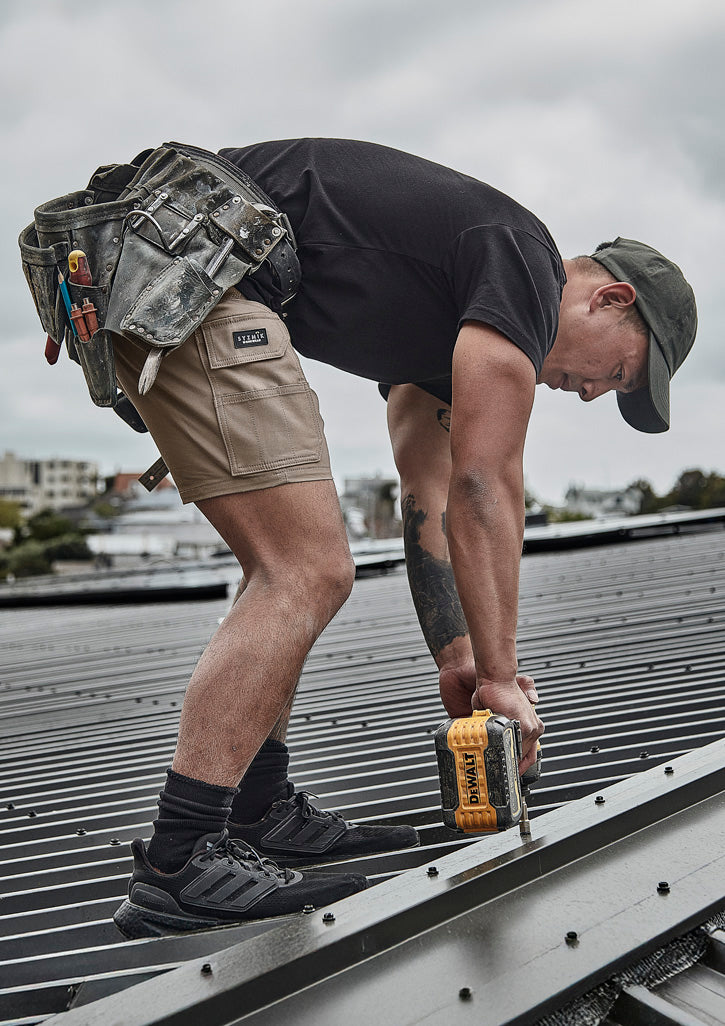 Mens Essential Stretch Cargo Short - SYZMIK