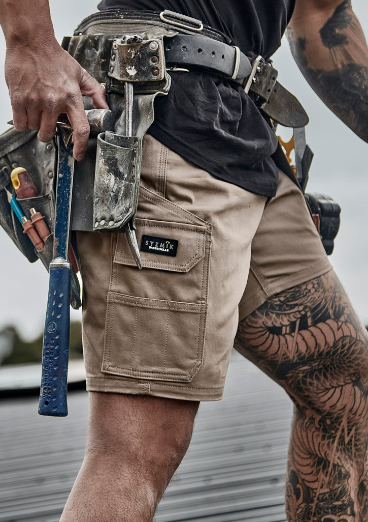 Mens Essential Stretch Cargo Short - SYZMIK