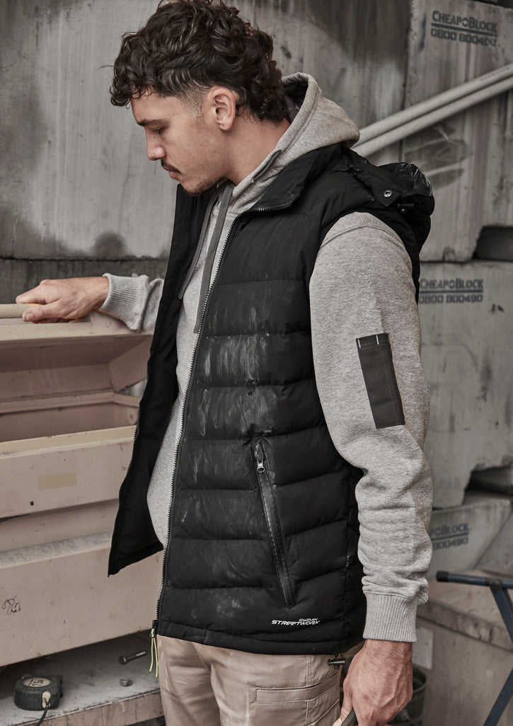 Unisex Streetworx Hooded Puffer Vest - SYZMIK