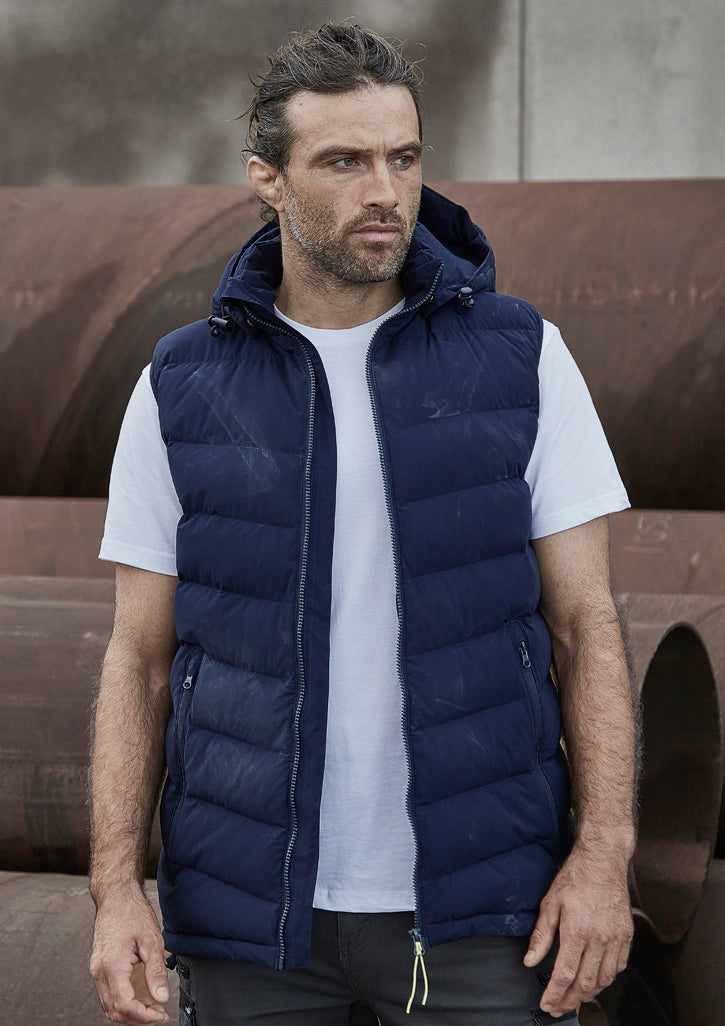 Unisex Streetworx Hooded Puffer Vest - SYZMIK