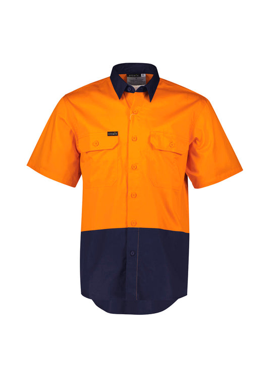 Men's Hi-Vis Short Sleeve Shirt - SYZMIK