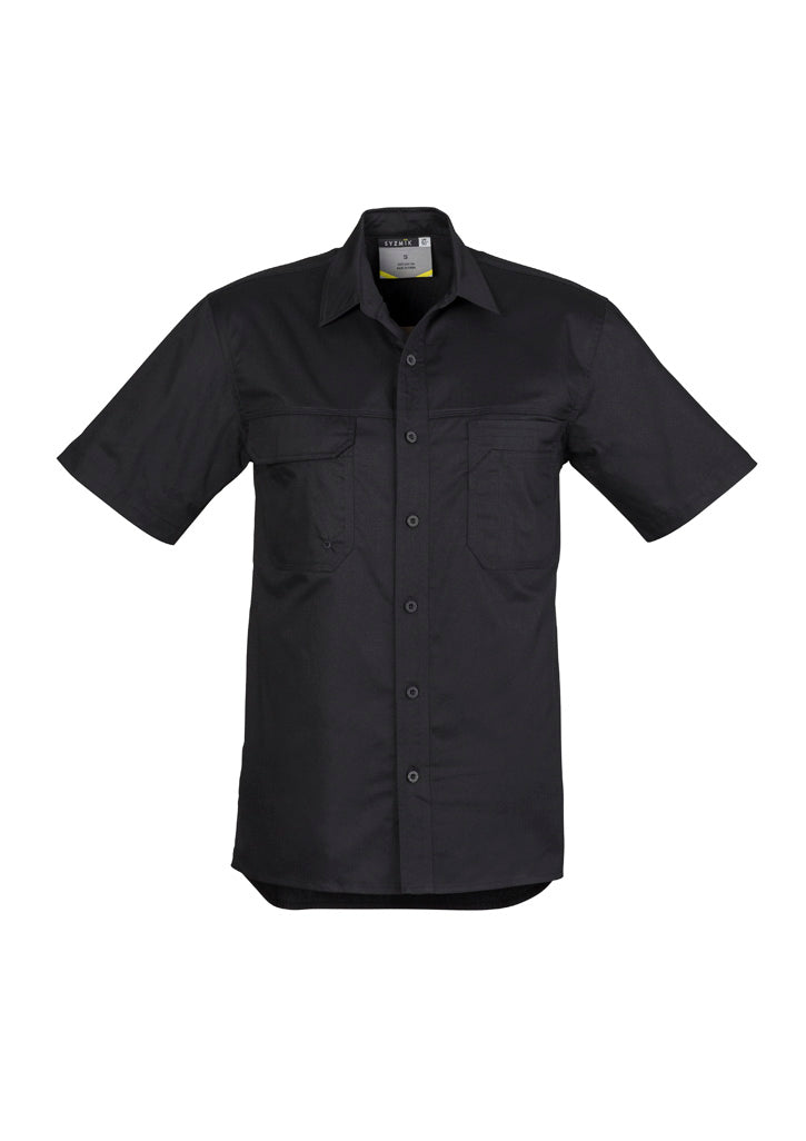 Mens Lightweight Tradie Short Sleeve Shirt - SYZMIK