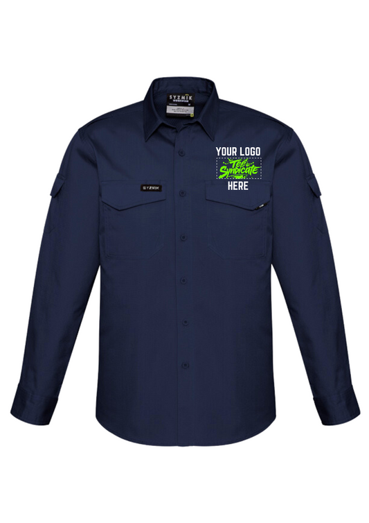Men's Rugged Cooling Long Sleeve Shirt - SYZMIK