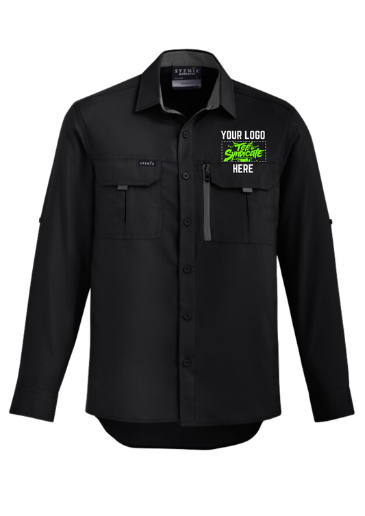 Men's Outdoor Long Sleeve Shirt - SYZMIK