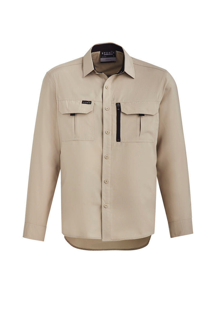 Men's Outdoor Long Sleeve Shirt - SYZMIK