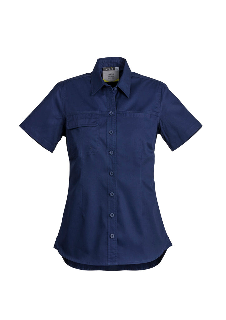 Womens Lightweight Tradie Short Sleeve Shirt - SYZMIK