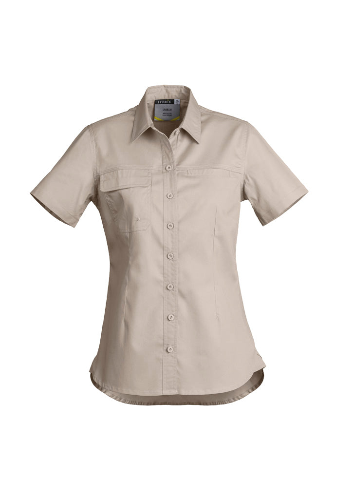 Womens Lightweight Tradie Short Sleeve Shirt - SYZMIK