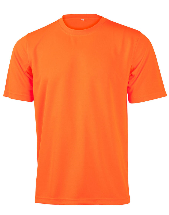 Hi-Vis Mini Waffle Safety Tee - Unisex - All Industrial Wear